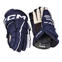 Mănuși de hochei CCM Tacks XF 80 Navy/White Junior