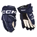 Mănuși de hochei CCM Tacks XF 80 Navy/White Junior