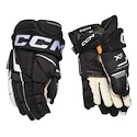 Mănuși de hochei CCM Tacks XF Black/White Junior