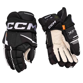 Mănuși de hochei CCM Tacks XF Black/White Junior