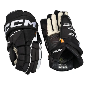 Mănuși de hochei CCM Tacks XF Black/White Junior