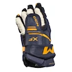 Mănuși de hochei CCM Tacks XF Navy/Sunflower Junior