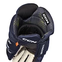 Mănuși de hochei CCM Tacks XF Navy/White Junior