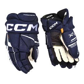 Mănuși de hochei CCM Tacks XF Navy/White Senior