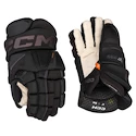 Mănuși de hochei CCM Tacks XF PRO Black/Grey Junior