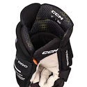 Mănuși de hochei CCM Tacks XF PRO Black/White Junior