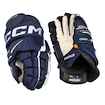 Mănuși de hochei CCM Tacks XF PRO Navy/White Junior