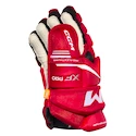 Mănuși de hochei CCM Tacks XF PRO Red/White Junior