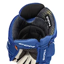 Mănuși de hochei CCM Tacks XF Royal/White Junior