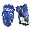 Mănuși de hochei CCM Tacks XF Royal/White Junior