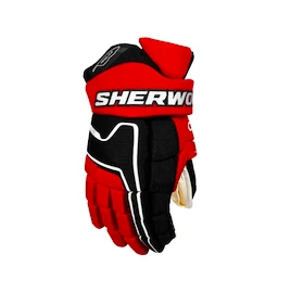 Mănuși de hochei SHER-WOOD Code Encrypt Pro Black/Red/White Senior