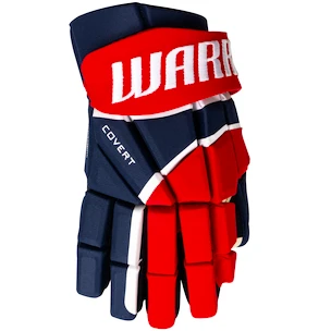 Mănuși de hochei Warrior Covert QR6 Team Navy/Red Senior