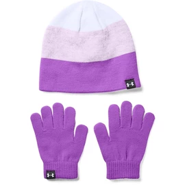 Mănuși pentru fete Under Armour Beanie Glove Combo purple