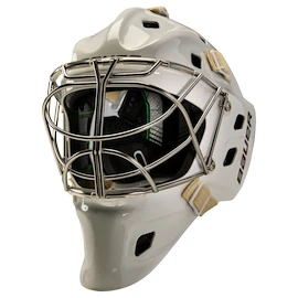 Mască de hochei pe gheață pentru portar Bauer NME ONE GOAL MASK - CAT EYE White Senior