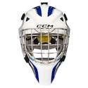 Mască de hochei pe gheață pentru portar CCM Axis F5 CCE White/Royal Youth