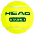 Mingi de tenis pentru copii Head  Stage 1 Green 72B