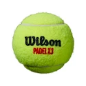 Mingi padel Wilson  Padel X3 Ball Yellow