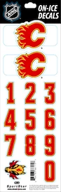 Numere pentru cască Sportstape ALL IN ONE HELMET DECALS - CALGARY FLAMES