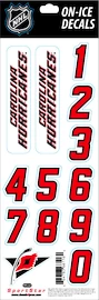 Numere pentru cască Sportstape ALL IN ONE HELMET DECALS - CAROLINA HURRICANES