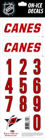 Numere pentru cască Sportstape ALL IN ONE HELMET DECALS - CAROLINA HURRICANES