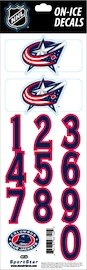 Numere pentru cască Sportstape ALL IN ONE HELMET DECALS - COLUMBUS BLUE JACKETS