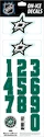 Numere pentru cască Sportstape  ALL IN ONE HELMET DECALS - DALLAS STARS