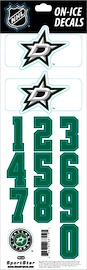 Numere pentru cască Sportstape ALL IN ONE HELMET DECALS - DALLAS STARS