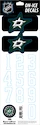 Numere pentru cască Sportstape  ALL IN ONE HELMET DECALS - DALLAS STARS - DARK HELMET 2010