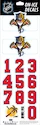 Numere pentru cască Sportstape  ALL IN ONE HELMET DECALS - FLORIDA PANTHERS