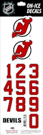 Numere pentru cască Sportstape ALL IN ONE HELMET DECALS - NEW JERSEY DEVILS