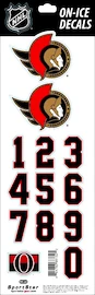 Numere pentru cască Sportstape ALL IN ONE HELMET DECALS - OTTAWA SENATORS