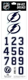 Numere pentru cască Sportstape ALL IN ONE HELMET DECALS - TAMPA BAY LIGHTENING