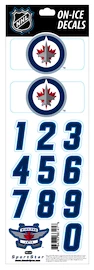 Numere pentru cască Sportstape ALL IN ONE HELMET DECALS - WINNIPEG JETS