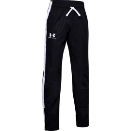 Pantaloni de trening pentru băieți Under Armour Woven Track Black