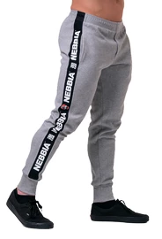 Pantaloni de trening pentru bărbați Nebbia Golden Era sweatpants 196 light grey