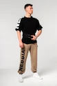 Pantaloni de trening pentru bărbați Nebbia  Gym Sweatpants Baggy Style GYM BRO Light Brown