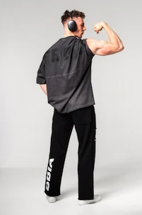 Pantaloni de trening pentru bărbați Nebbia  Gym Sweatpants NO SHORTCUTS Black