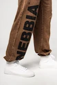 Pantaloni de trening pentru bărbați Nebbia  Washed-off Gym Sweatpants Baggy Style GYM BRO Ligth Brown