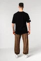 Pantaloni de trening pentru bărbați Nebbia  Washed-off Gym Sweatpants Baggy Style GYM BRO Ligth Brown