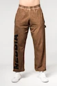 Pantaloni de trening pentru bărbați Nebbia  Washed-off Gym Sweatpants Baggy Style GYM BRO Ligth Brown