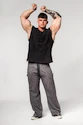 Pantaloni de trening pentru bărbați Nebbia  Washed-off Gym Sweatpants NO SHORTCUTS Light Grey