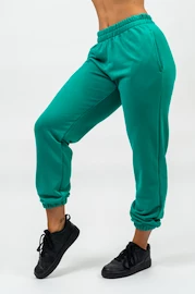 Pantaloni de trening pentru femei Nebbia GYM TIME Oversized Joggers With Pockets green