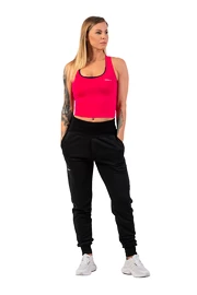 Pantaloni de trening pentru femei Nebbia High-Waist Loose Fit Sweatpants "Feeling Good" 409 black