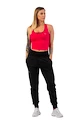 Pantaloni de trening pentru femei Nebbia  High-Waist Loose Fit Sweatpants "Feeling Good" 409 black XS