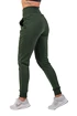 Pantaloni de trening pentru femei Nebbia  High-Waist Loose Fit Sweatpants "Feeling Good" 409 dark green