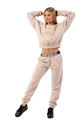 Pantaloni de trening pentru femei Nebbia  Iconic Mid-Waist Sweatpants 408 cream