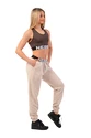 Pantaloni de trening pentru femei Nebbia  Iconic Mid-Waist Sweatpants 408 cream