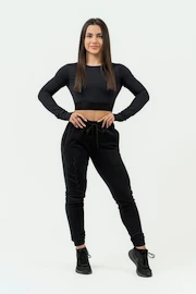 Pantaloni de trening pentru femei Nebbia Intense Women's High-Waist Joggers Signature 846 Black