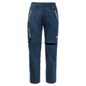 Pantaloni pentru bărbați Jack Wolfskin  Overland Zip Away Thunder Blue