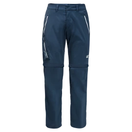 Pantaloni pentru bărbați Jack Wolfskin Overland Zip Away Thunder Blue